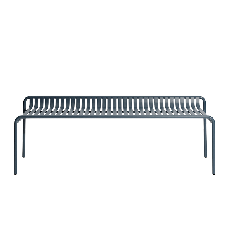 Banc extérieur WEEK-END sans dossier Gris bleu PETITE FRITURE