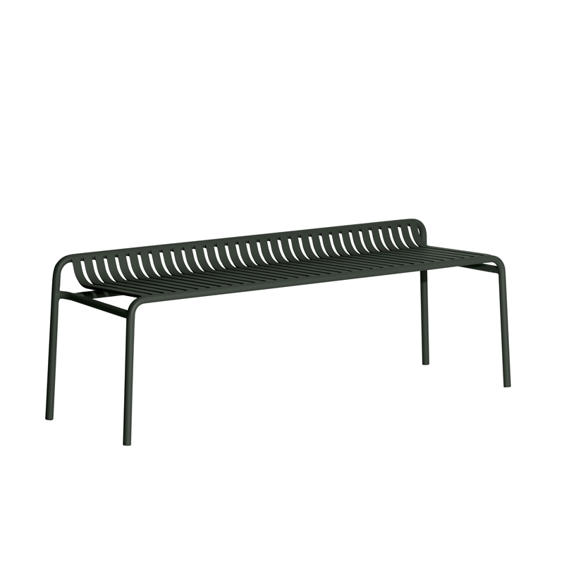 Banc extérieur WEEK-END sans dossier Vert bouteille PETITE FRITURE