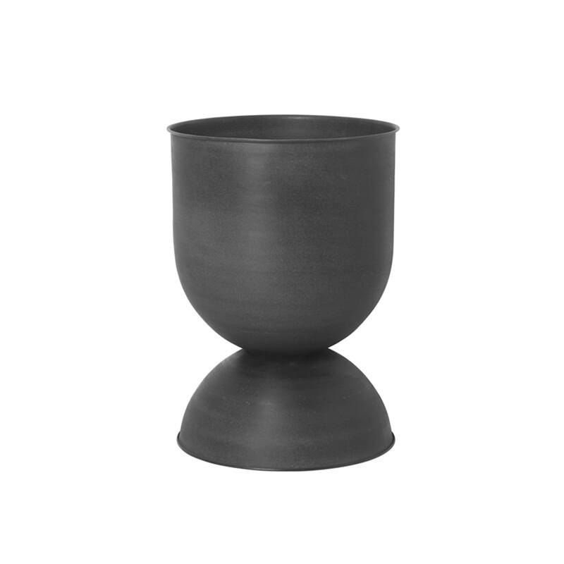Pot et jardinière Pot HOURGLASS M Noir FERM LIVING