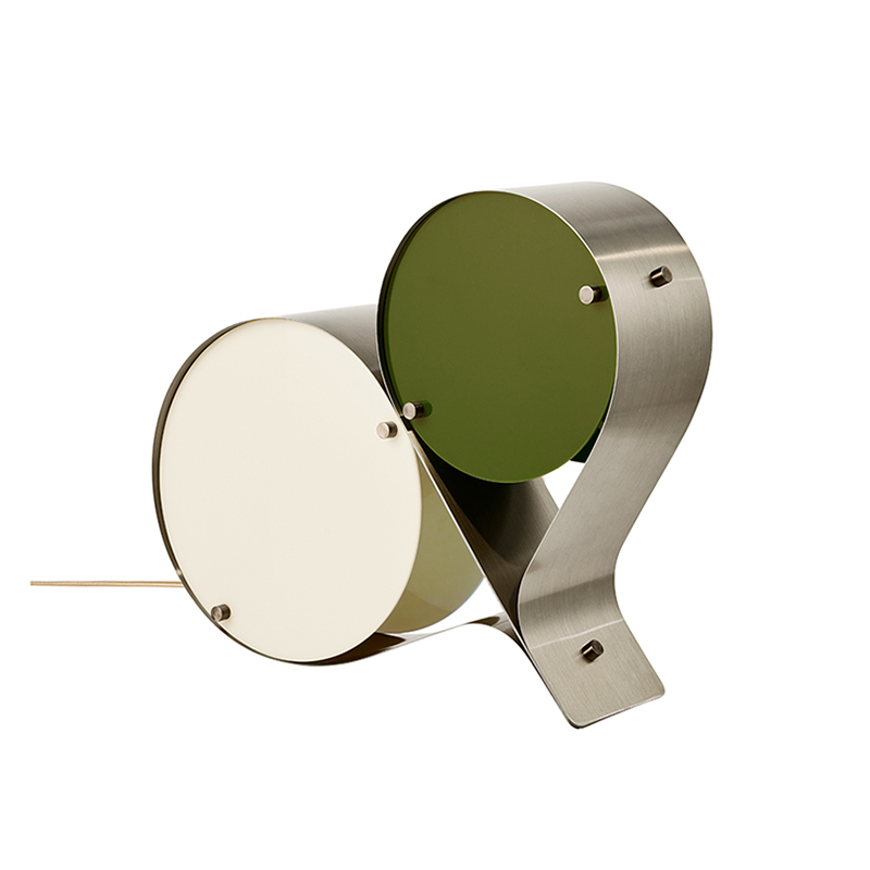 Lampe à poser COPPIA Ivoire/ olive GUBI