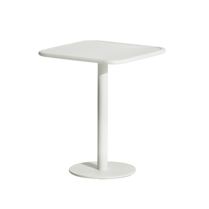 Table extérieur WEEK-END carrée Blanc PETITE FRITURE