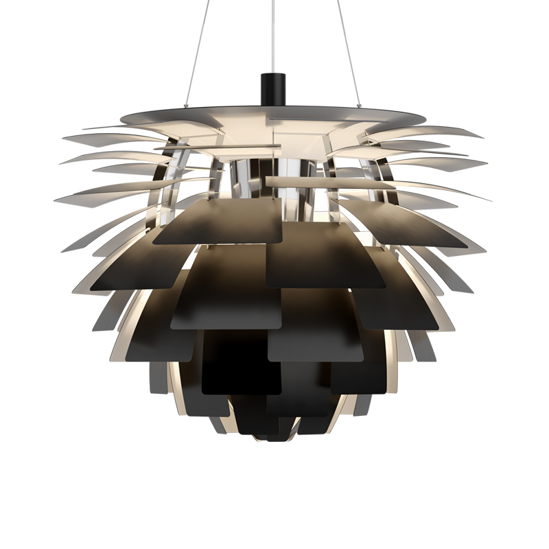 Suspension PH ARTICHOKE Ø84 Noir LOUIS POULSEN