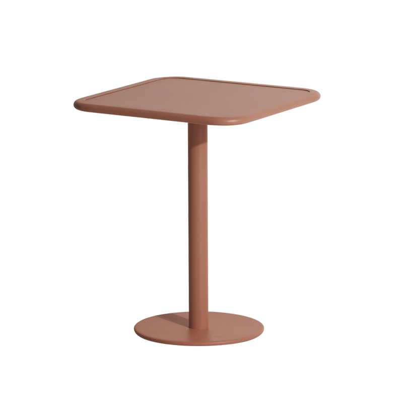Table extérieur WEEK-END carrée Terracotta PETITE FRITURE