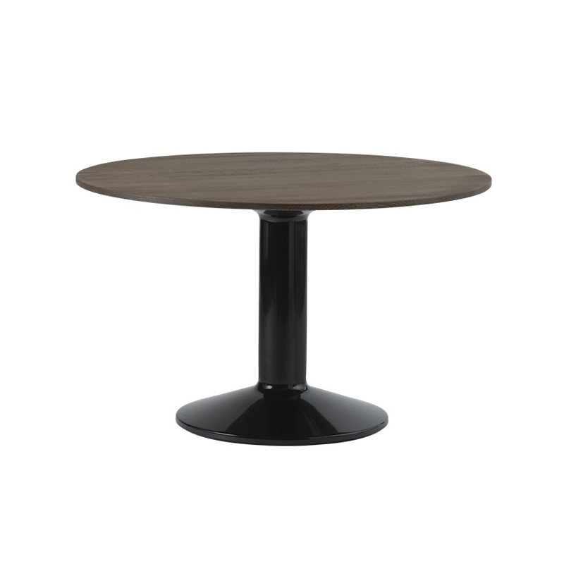 Table MIDST Ø 120 Chêne foncé/ noir MUUTO