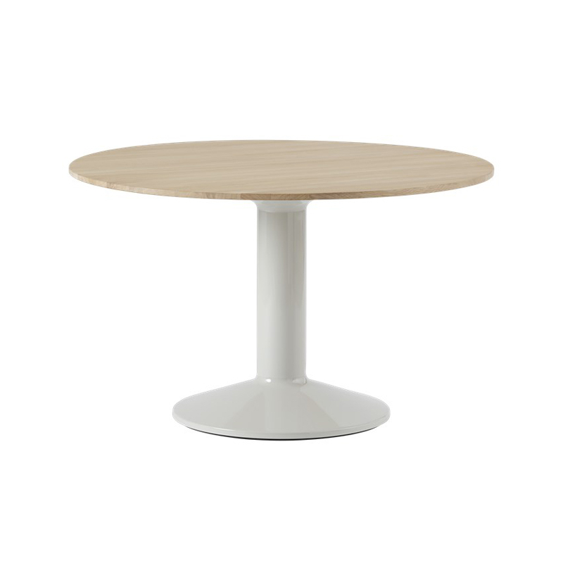 Table MIDST Ø 120 Chêne/ gris MUUTO