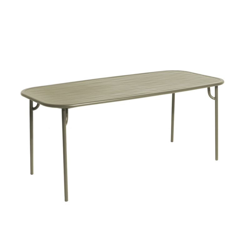 Table extérieur WEEK-END rectangulaire Vert jade PETITE FRITURE