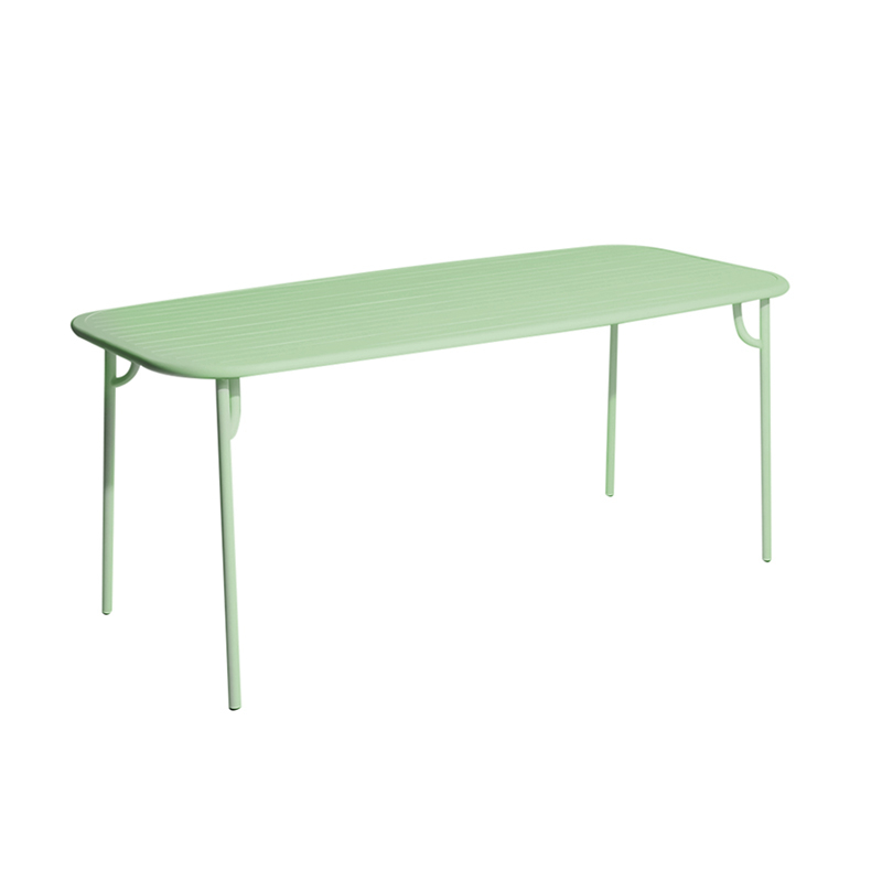 Table extérieur WEEK-END rectangulaire Vert menthe PETITE FRITURE