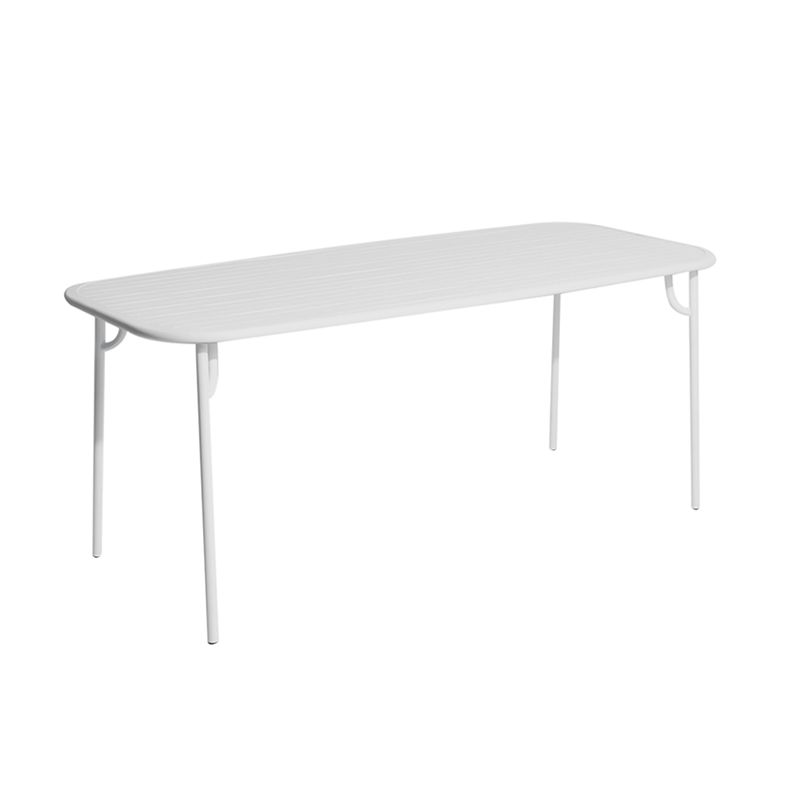 Table extérieur WEEK-END rectangulaire Gris perle PETITE FRITURE