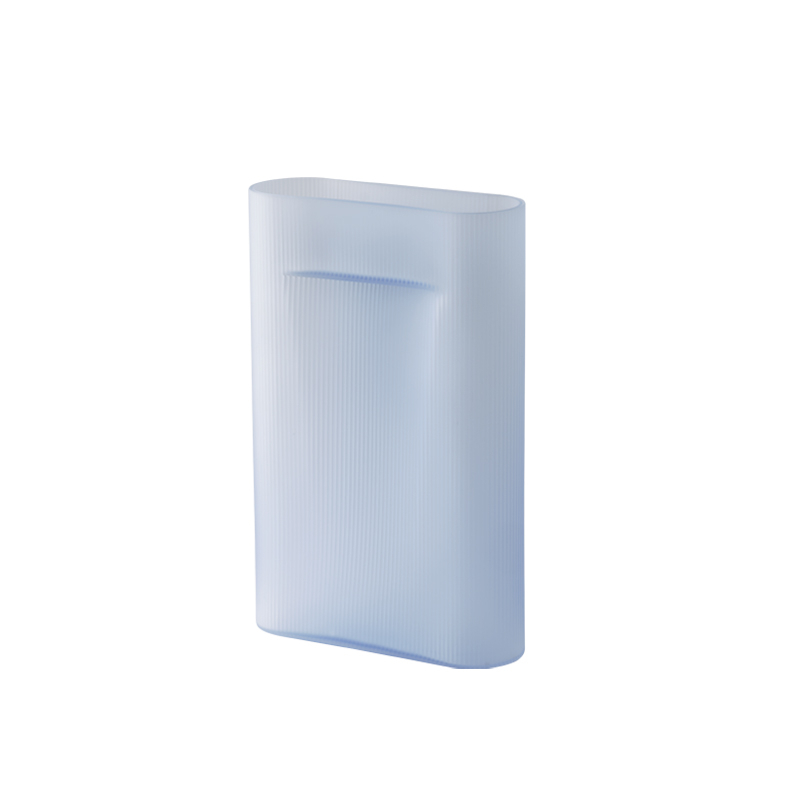 Vase VASE RIDGE Verre H 48 Bleu clair MUUTO