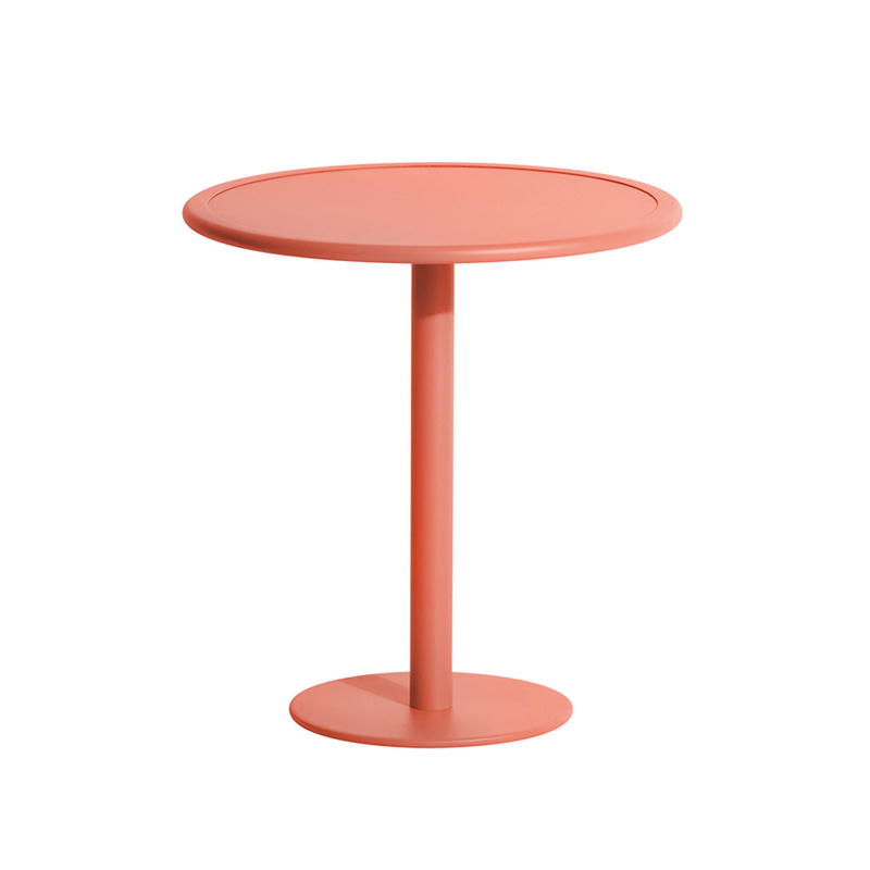 Table extérieur WEEK-END ronde Corail PETITE FRITURE