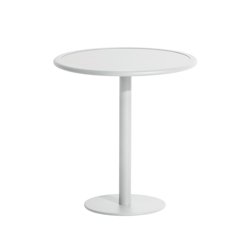 Table extérieur WEEK-END ronde Gris perle PETITE FRITURE