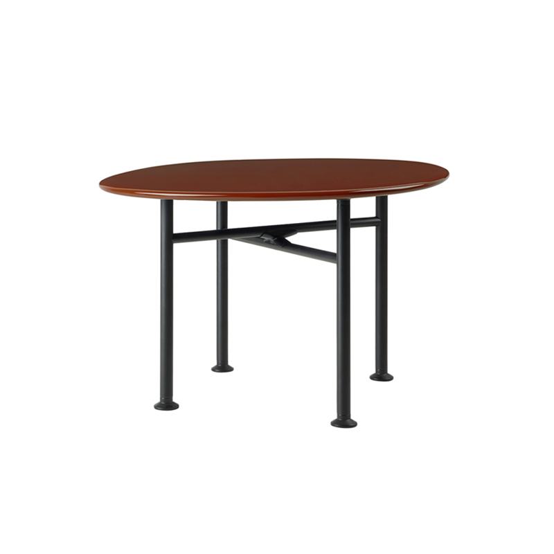 Table basse CARMEL 60X60 Rouge Rock GUBI