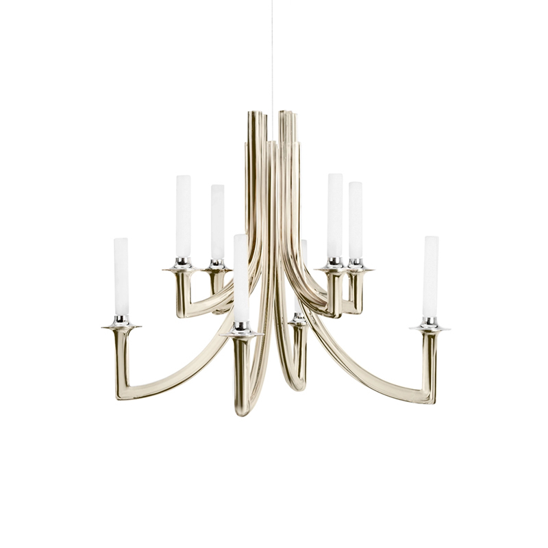 Suspension KHAN METAL Champagne brillant KARTELL