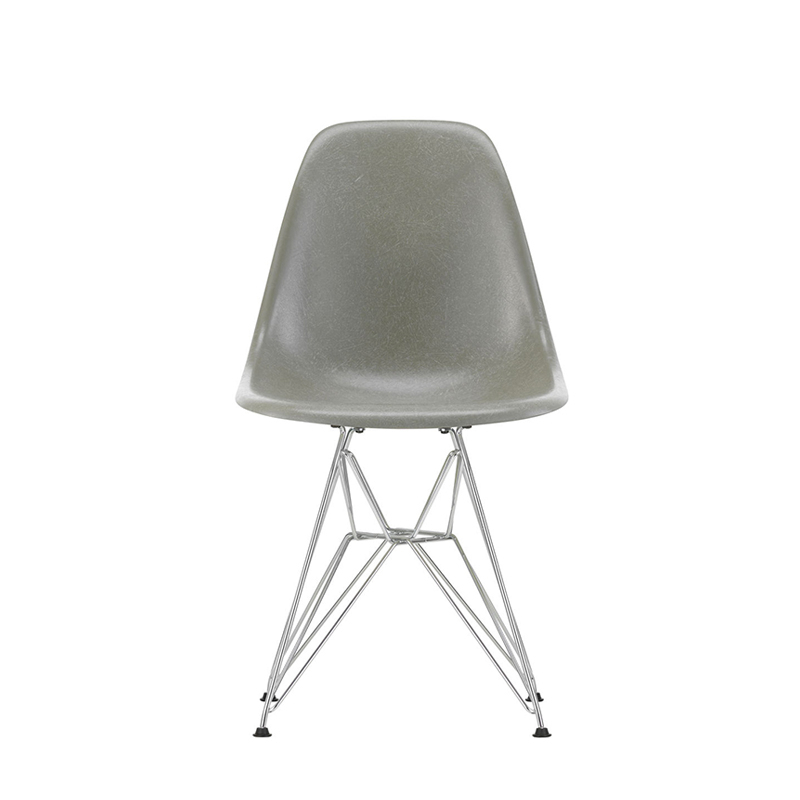 Chaise EAMES FIBERGLASS CHAIR DSR Terre d'ombre Eames VITRA