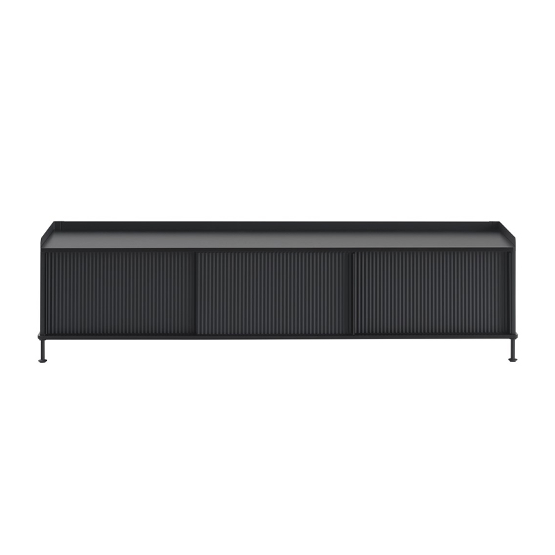 Meuble de rangement ENFOLD Buffet L 186 Noir MUUTO