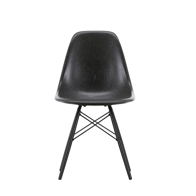 Chaise EAMES FIBERGLASS CHAIR DSW Gris foncé Eames VITRA