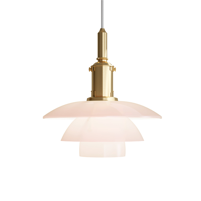 Suspension PH 3/3 Pale Rose Rose pâle LOUIS POULSEN