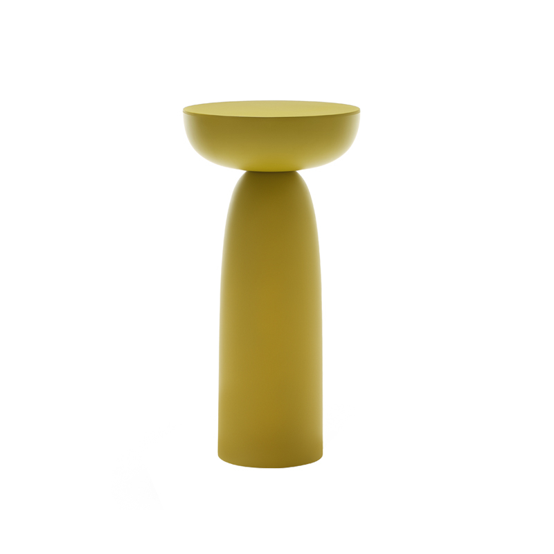 Table d'appoint guéridon OLO COLOURS Ø 30 Jaune curry MOGG