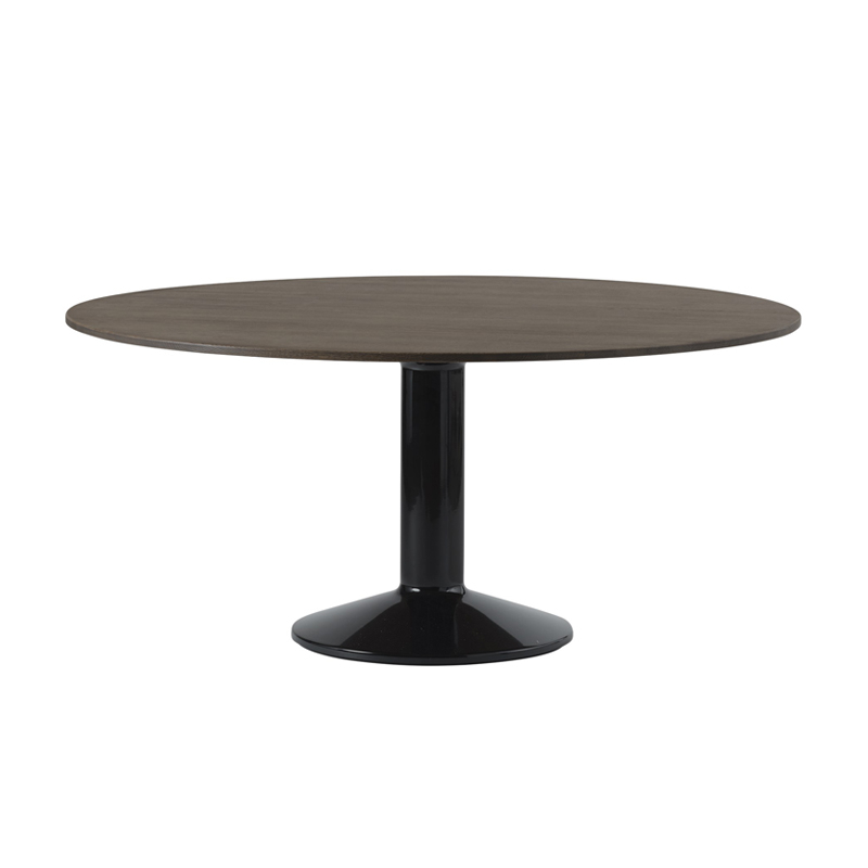 Table MIDST Ø 160 Chêne foncé/ noir MUUTO
