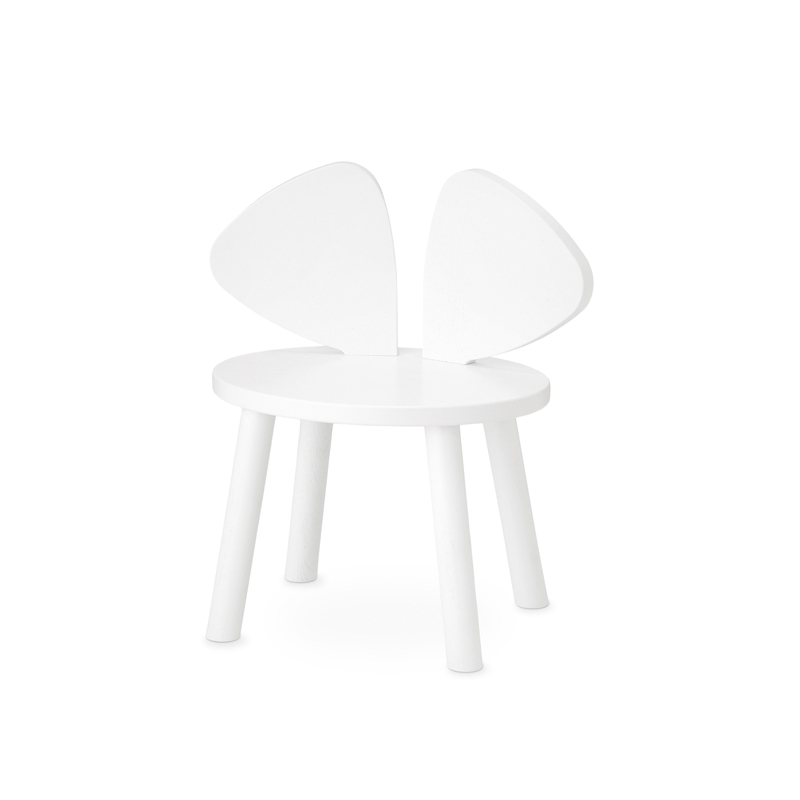 Siège enfant Chaise enfant MOUSE 2 à 5 ans Blanc NOFRED