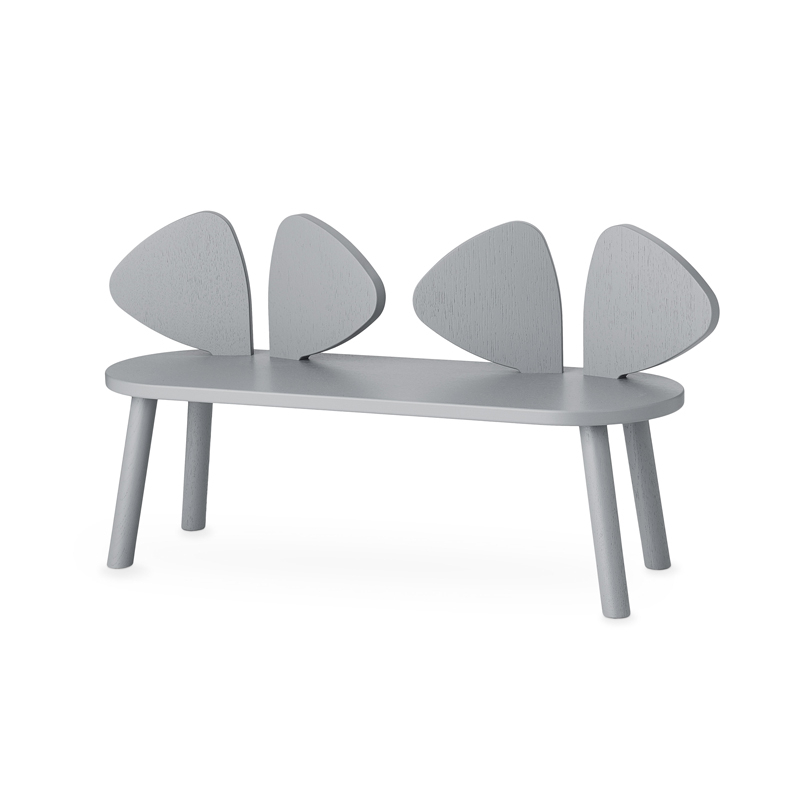 Siège enfant Banc enfant MOUSE 2 à 5 ans Gris NOFRED
