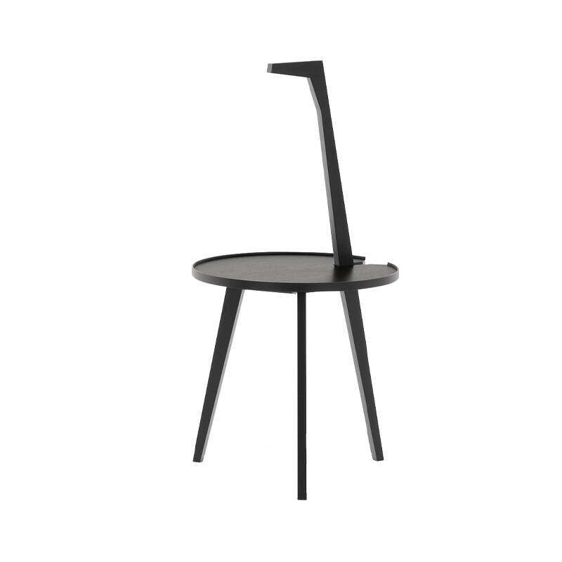Table d'appoint guéridon CICOGNINO Frêne noir CASSINA