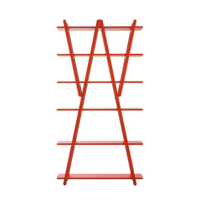 Etagère NUVOLA ROSSA Hêtre laqué rouge CASSINA