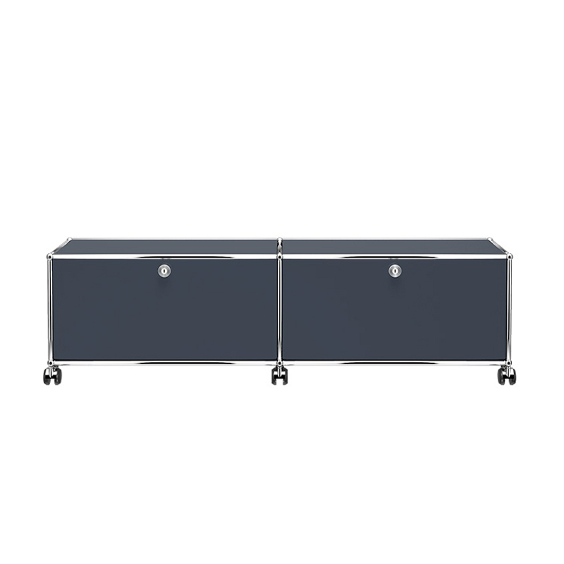 Meuble de rangement USM HALLER M61 Anthracite USM HALLER