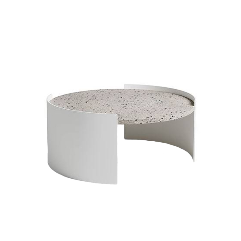 Table basse extérieur Table basse BOWY OUTDOOR Ø 70 Blanc et gris CASSINA