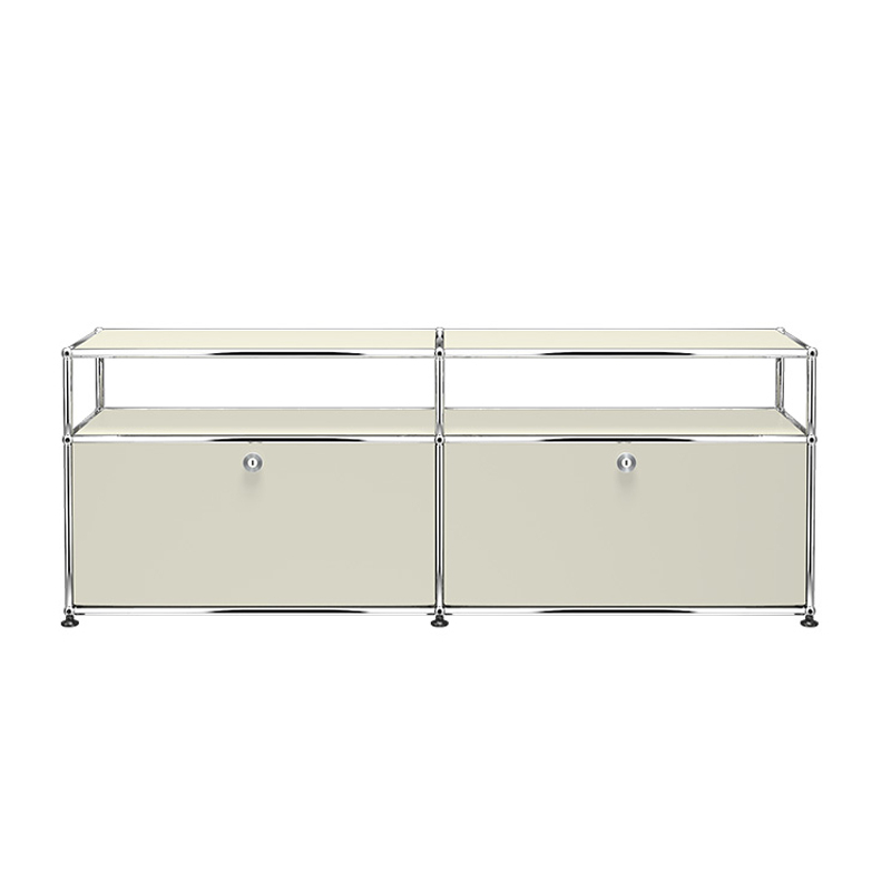 Meuble de rangement USM HALLER O2 Gris clair USM HALLER