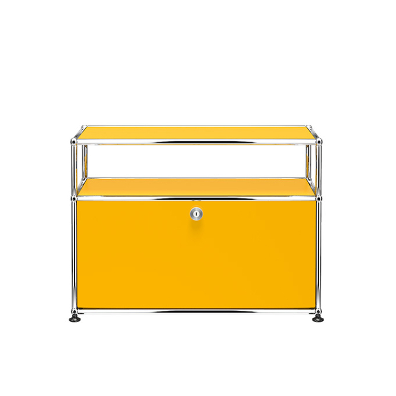 Meuble de rangement USM HALLER O1 Jaune or USM HALLER