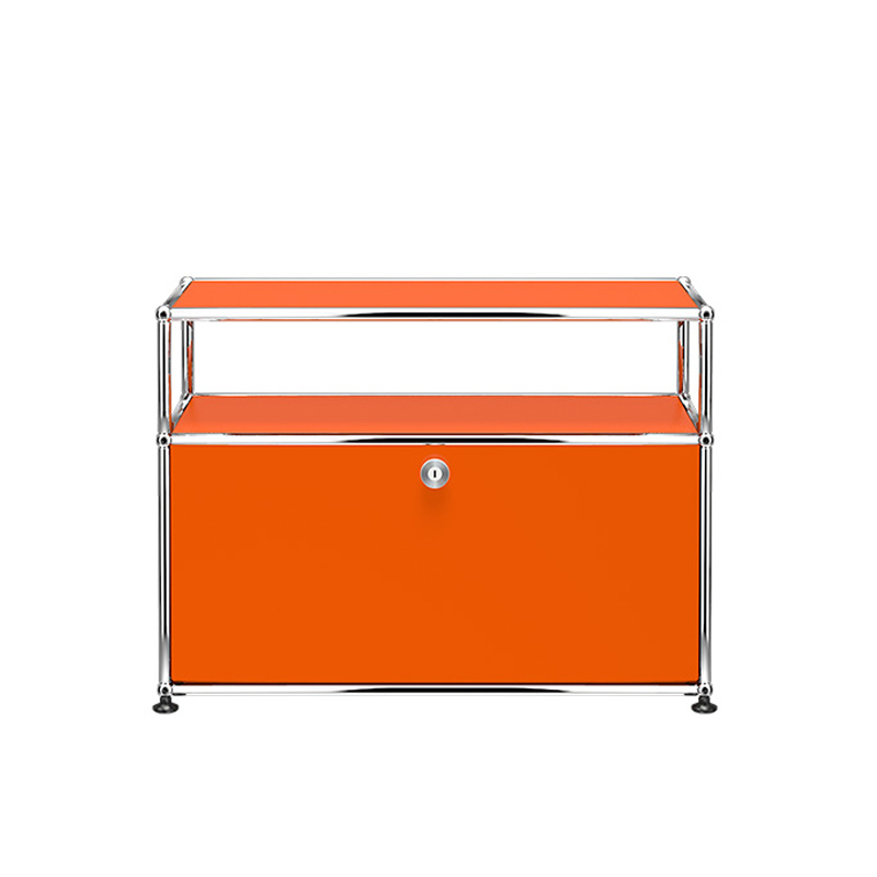 Meuble de rangement USM HALLER O1 Orange pur USM HALLER