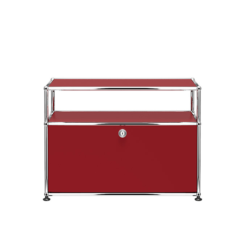 Meuble de rangement USM HALLER O1 Rouge rubis USM USM HALLER