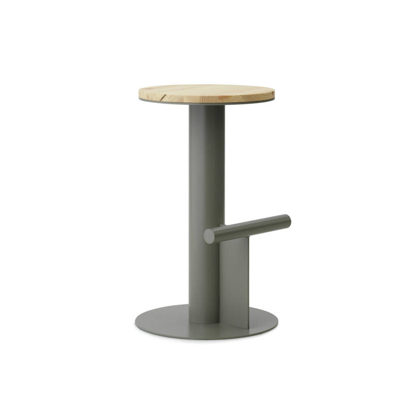 Tabouret haut POLE H 65 Gris Normann Copenhagen
