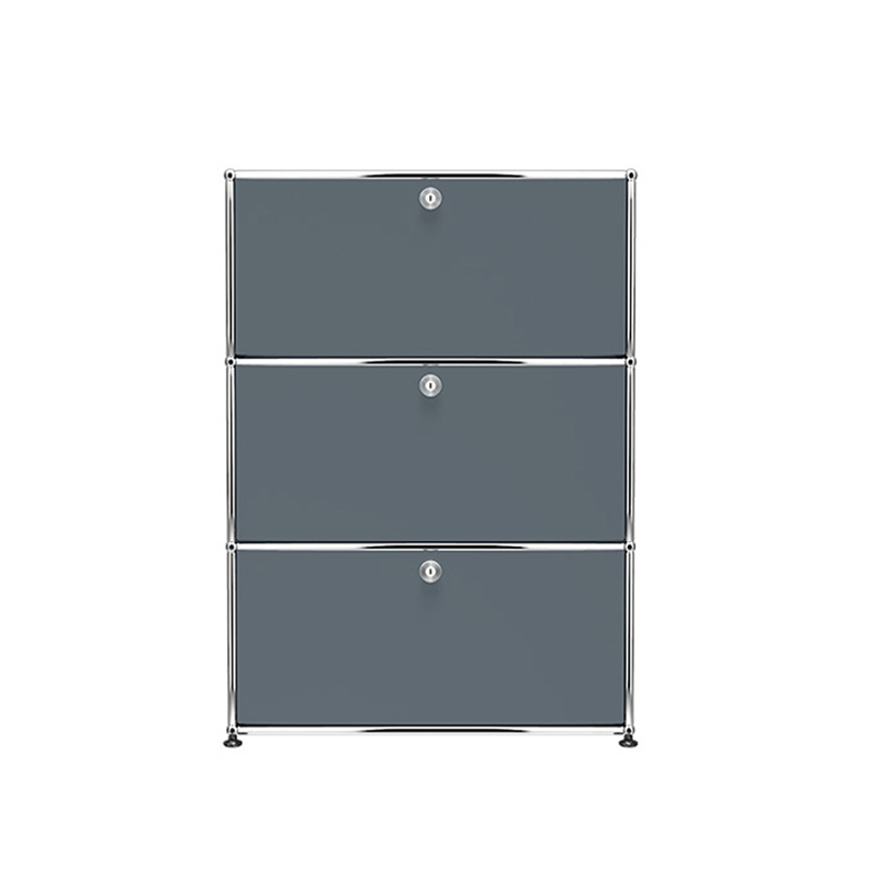 Meuble de rangement USM HALLER G1 Gris moyen USM HALLER