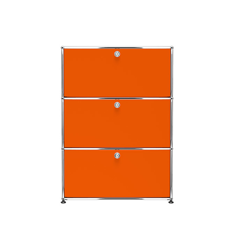 Meuble de rangement USM HALLER G1 Orange pur USM HALLER