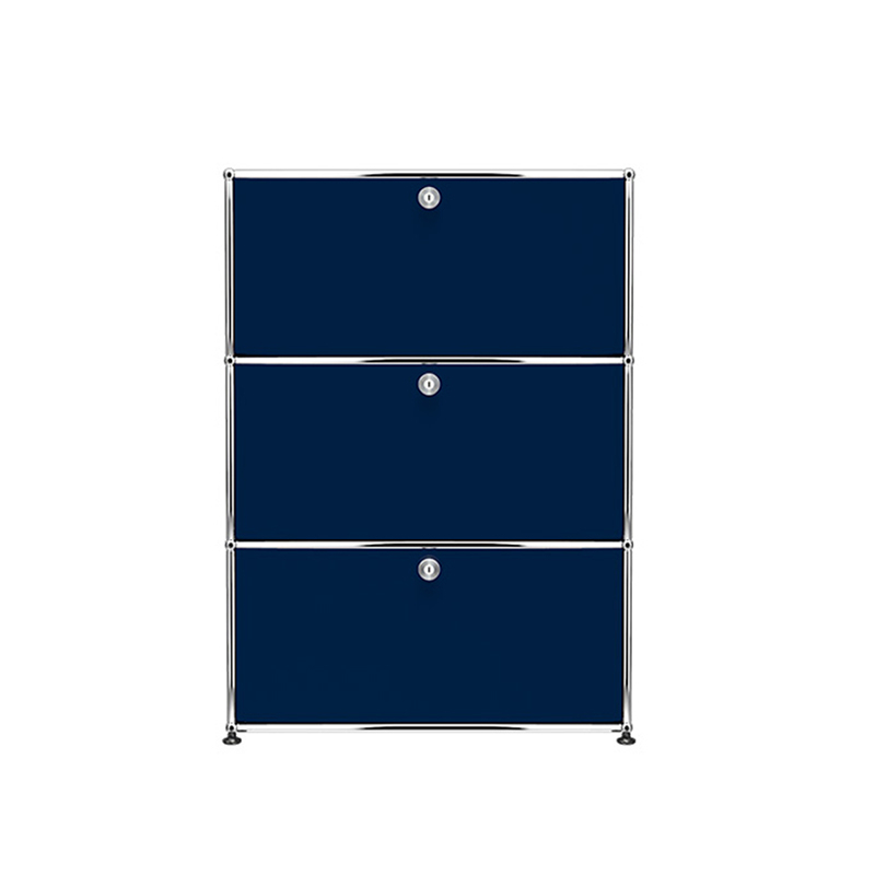 Meuble de rangement USM HALLER G1 Bleu acier USM HALLER
