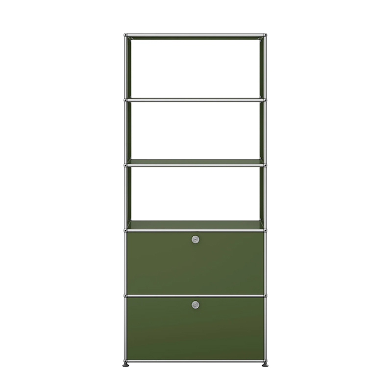 Etagère USM HALLER M24 Vert olive USM HALLER