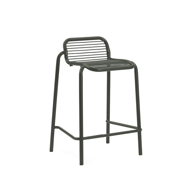 Tabouret extérieur Tabouret haut VIG H 65 Vert foncé Normann Copenhagen