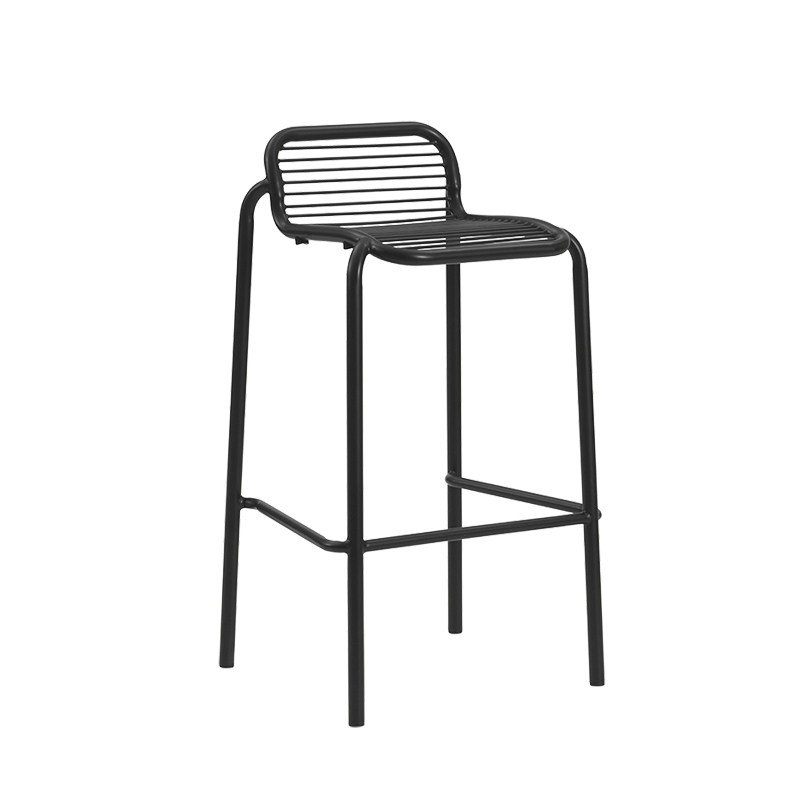 Tabouret extérieur Tabouret haut VIG H 75 Noir Normann Copenhagen