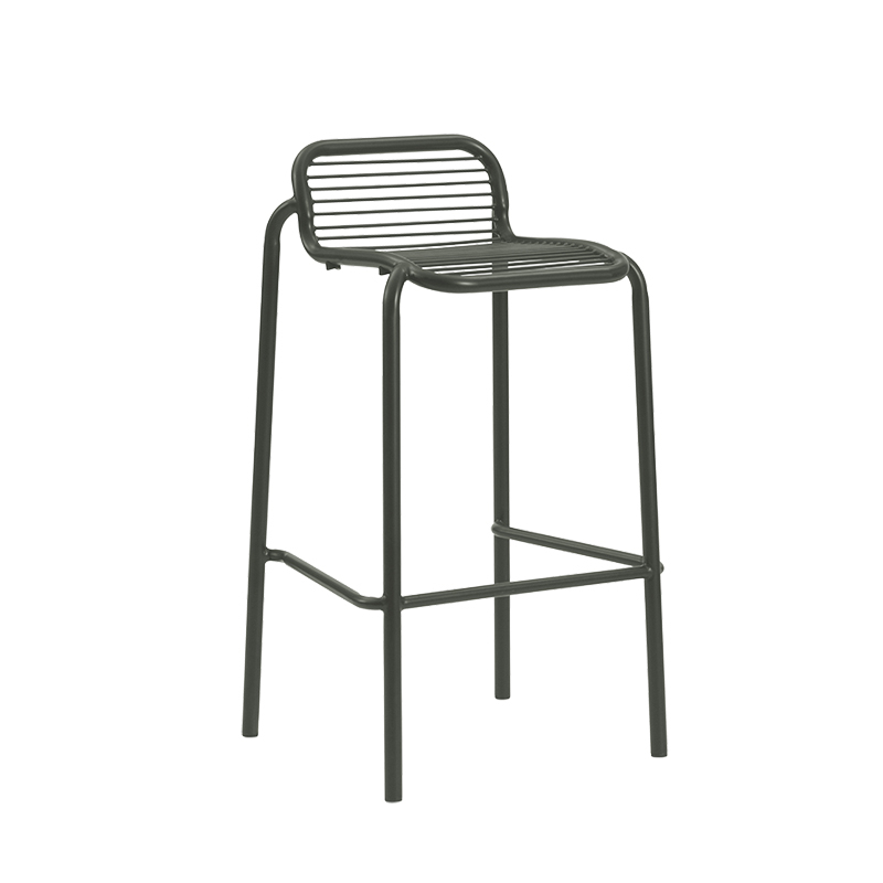 Tabouret extérieur Tabouret haut VIG H 75 Vert foncé Normann Copenhagen