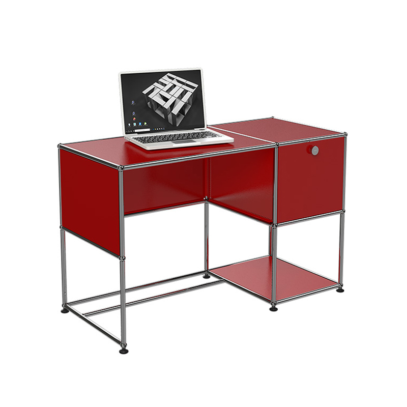 Bureau USM HALLER B21 HOME OFFICE Rouge rubis USM USM HALLER