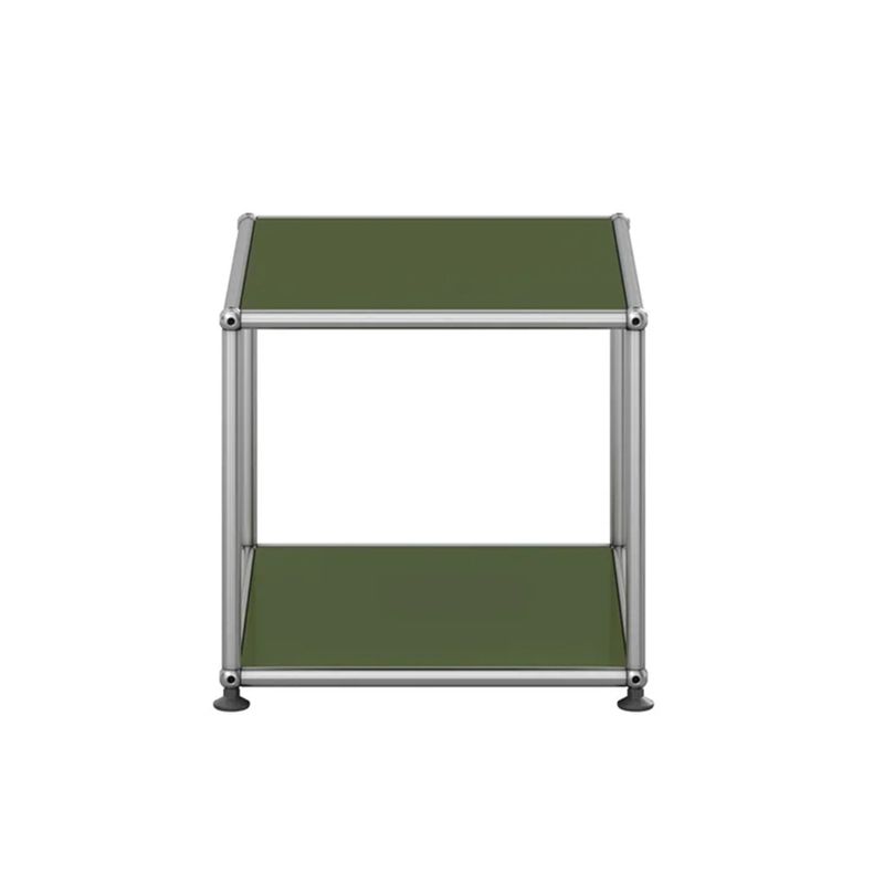Table d'appoint guéridon USM HALLER M21 Vert olive USM HALLER