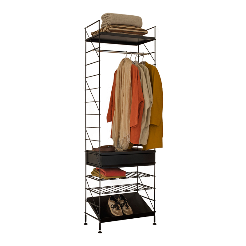 Etagère TRIA 36 penderie Noir MOBLES 114