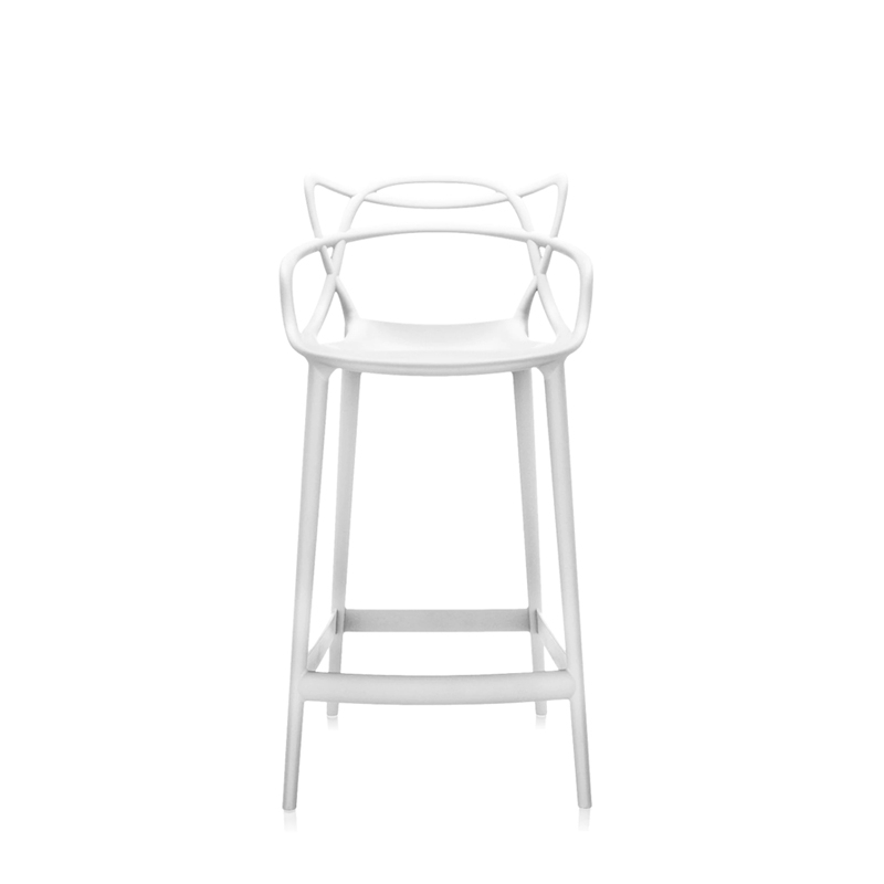 Tabouret haut MASTERS H 65 Blanc KARTELL