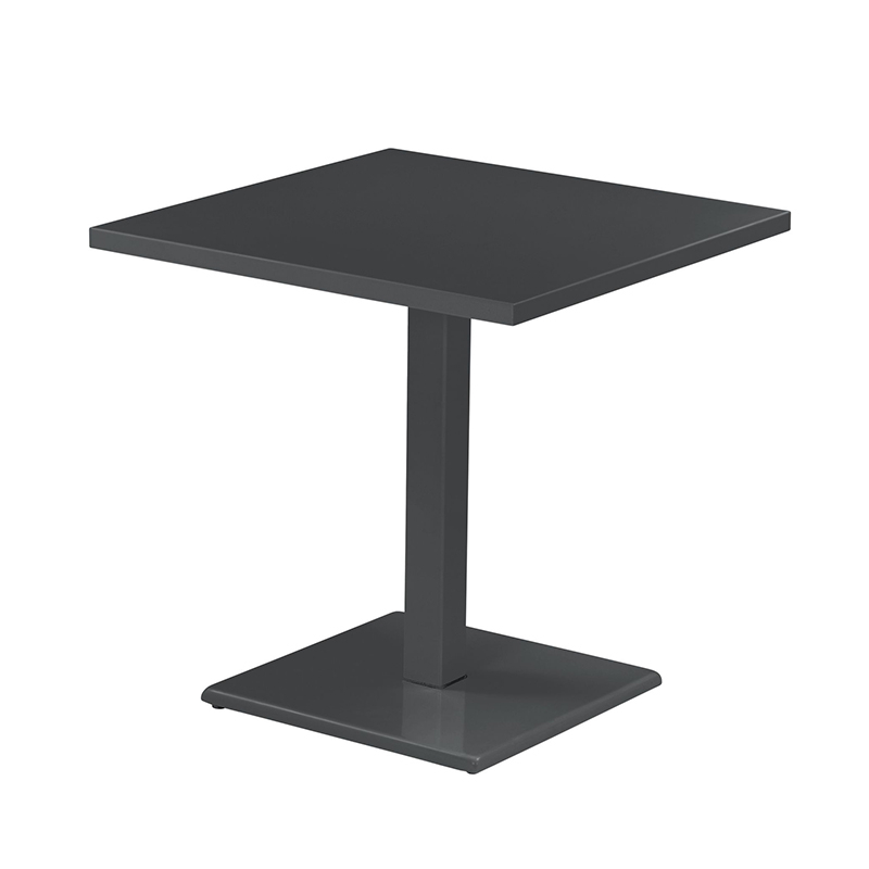 Table extérieur ROUND 70x70 Fer ancien EMU
