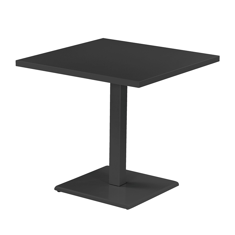 Table extérieur ROUND 80x80 Fer ancien EMU