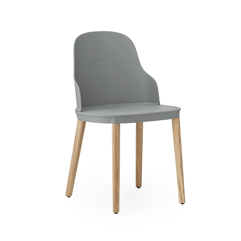 Chaise ALLEZ pieds chêne Gris Normann Copenhagen