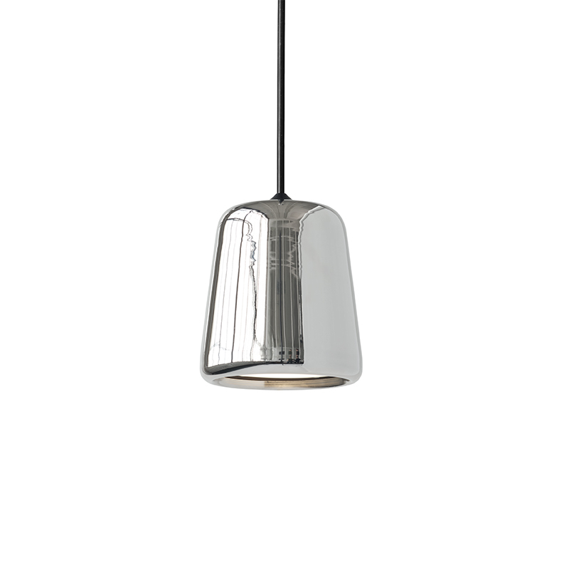Suspension MATERIAL Acier inoxydable / Cordon noir NEW WORKS