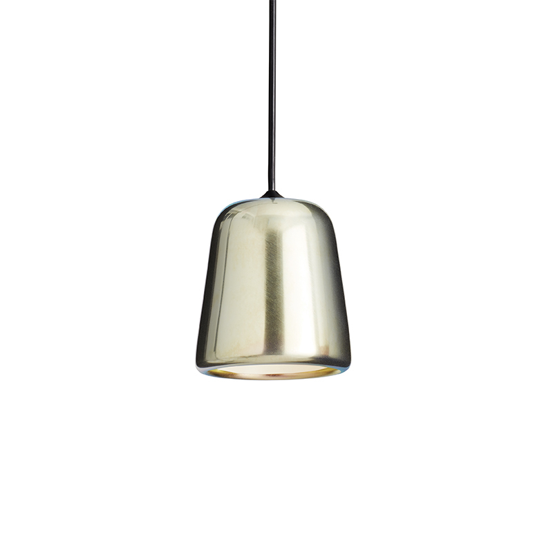 Suspension MATERIAL Acier jaune / Cordon noir NEW WORKS